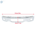 Chrome Front Bumper Face Bar with Fog Lamp Holes for Ford F-150 (2009–2015)