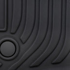 Set of 4 Black TPE Floor Mats for Ford F-250 F-350 F-450 SuperCrew (2012–2016)