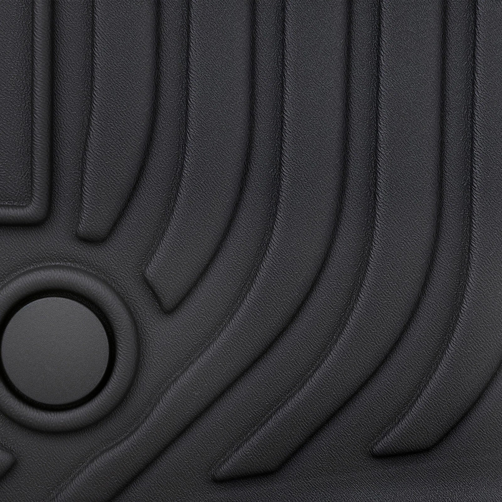 Set of 4 Black TPE Floor Mats for Ford F-250 F-350 F-450 SuperCrew (2012–2016)