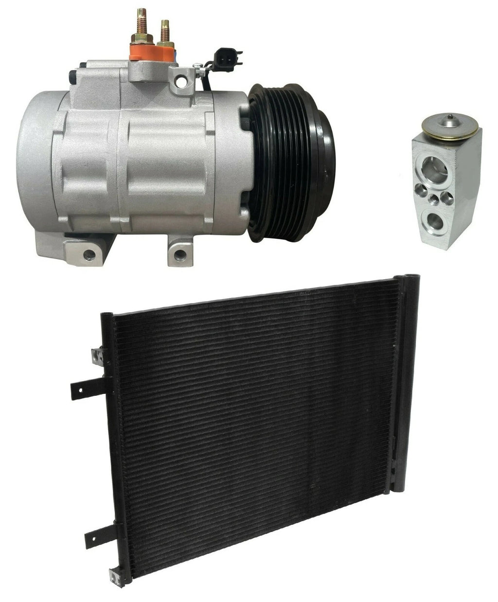 AC Compressor Kit With Condenser for Ford F-350 Super Duty (2016–2016)