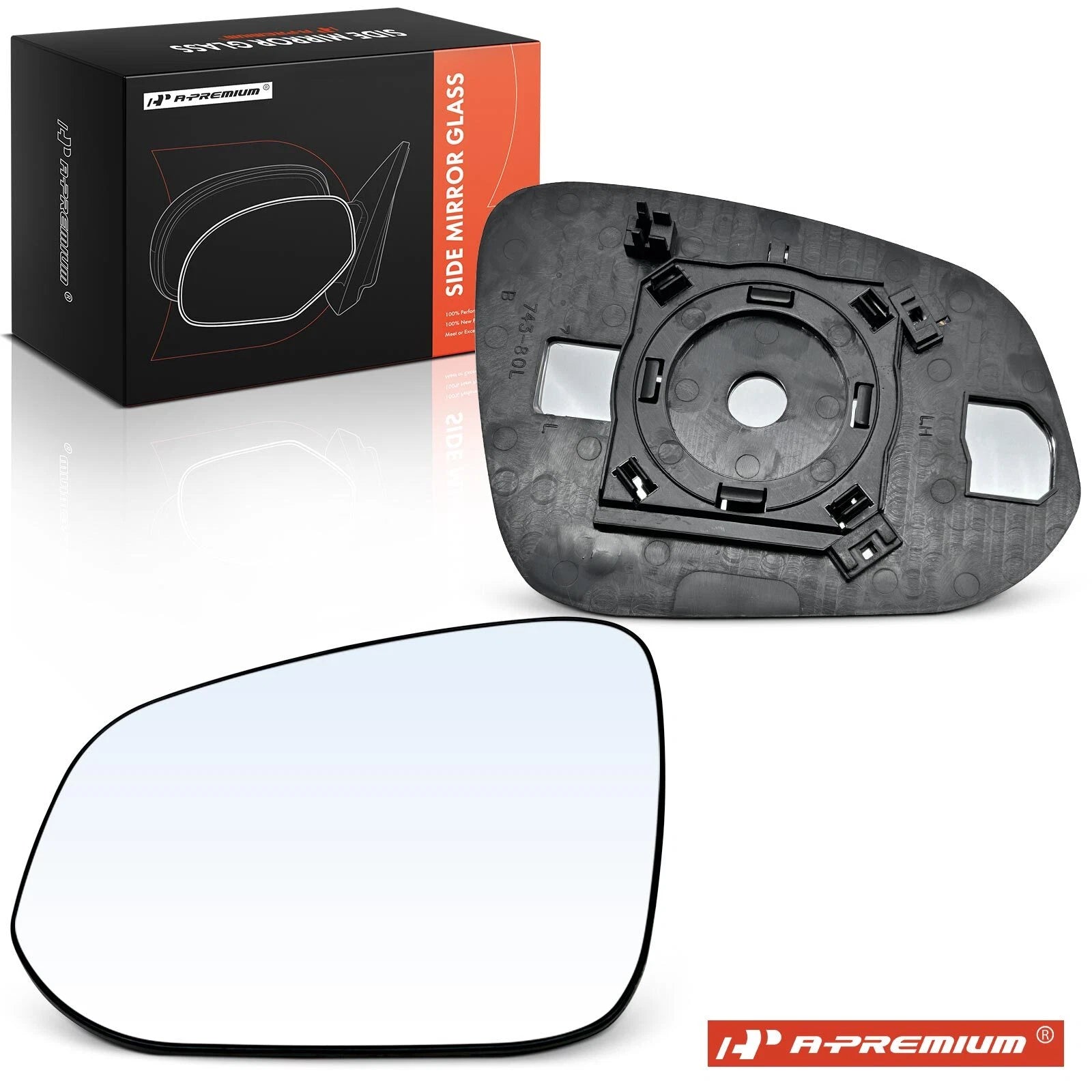 Driver Manual Mirror Glass for Toyota RAV4 2013–2018 (2013–2018)