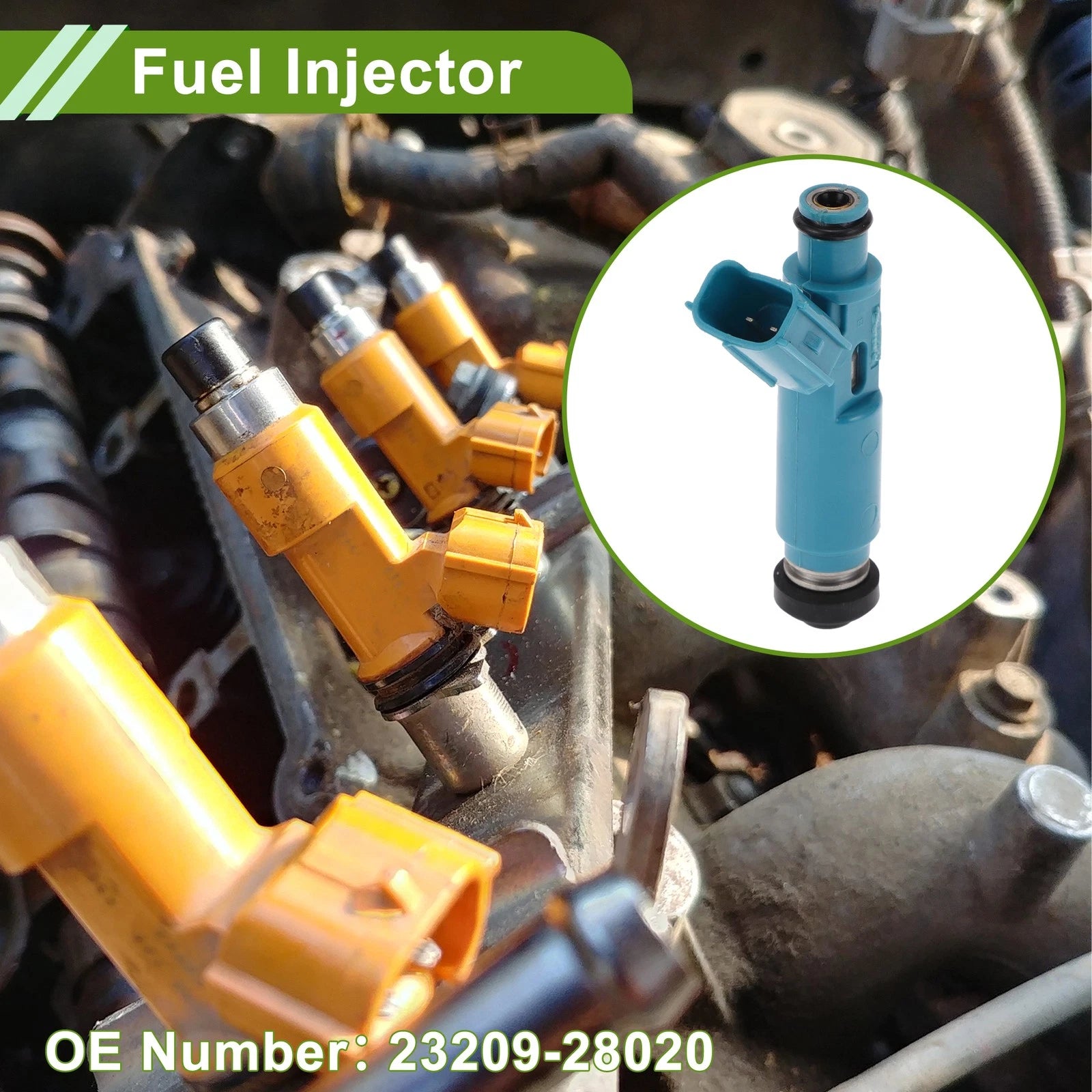 Fuel Injector No. 23209-28020 for Toyota Highlander (2001–2004)