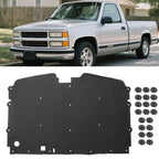 Hood Insulation Pad with Clips for Chevy GMC C1500 C2500 C3500 (1988–1998)