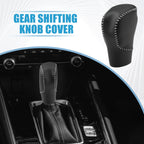 Gear Shift Head Knob Cover for Honda Civic (2022–2023) Black Gray Stitches