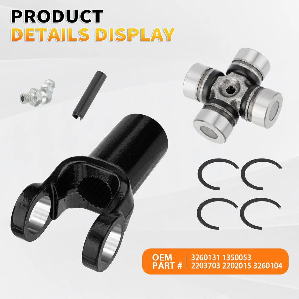 Front Prop Shaft Yoke & U-Joint Kit for Polaris Sportsman 450 HO (2006–2020)