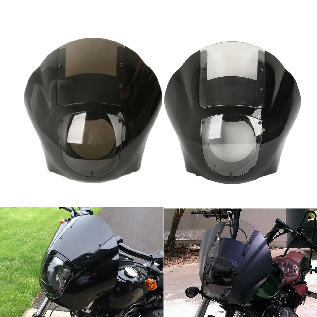 Quarter Fairing Windshield for Harley Sportster (1988–Up), Dyna (1995–2005), FXR (1986–1994)