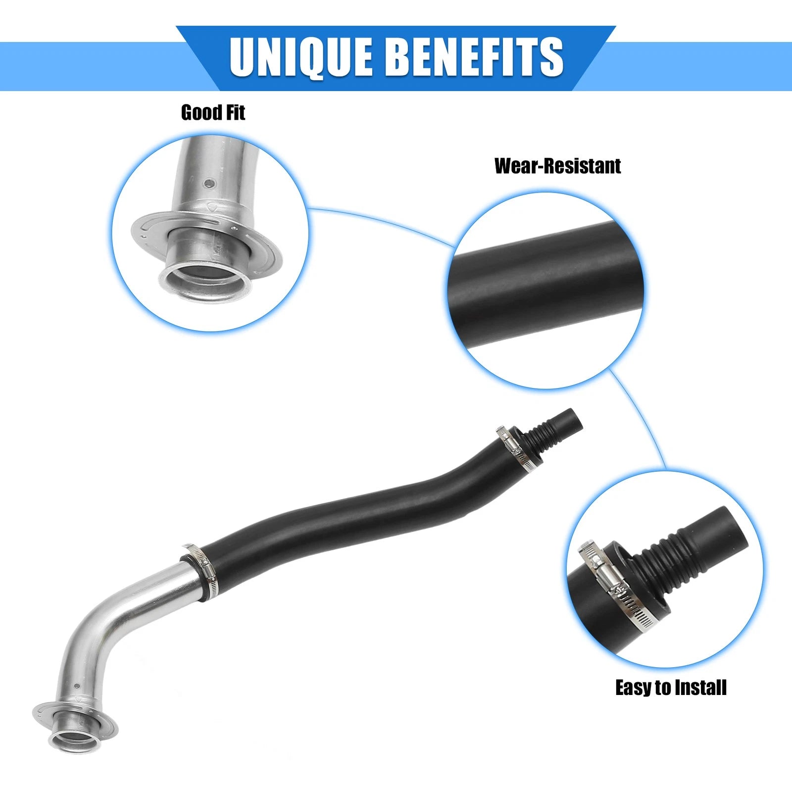 Fuel Filler Neck Pipe Hose for Ford F-150 (1990–1996)