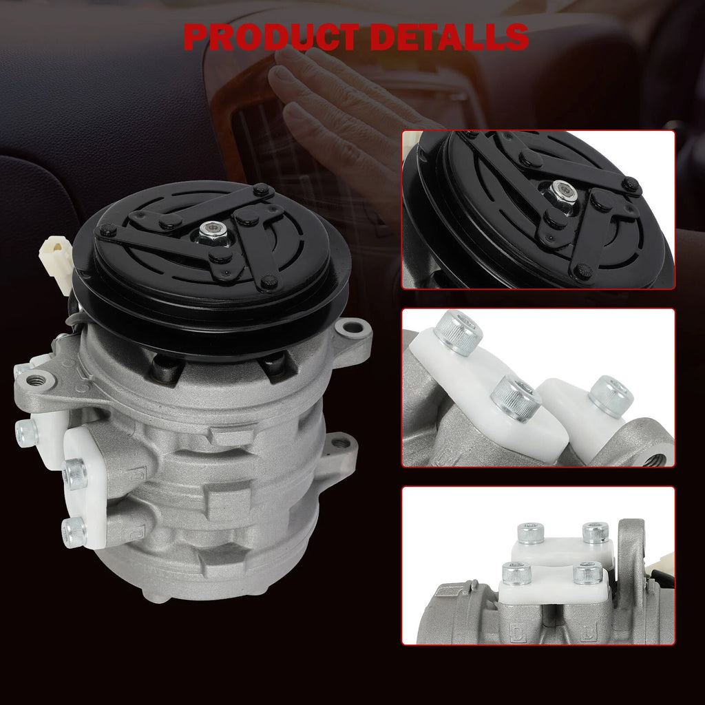 A/C Compressor with Clutch for Chevy Sprint Tracker Suzuki Samurai X-90