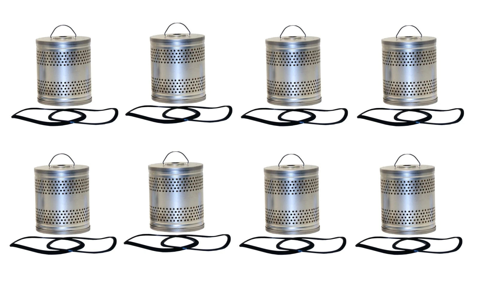 Set of 8 Engine Oil Filters for Ford F-1 F-3 F-4, Mercury, Pontiac Catalina V8