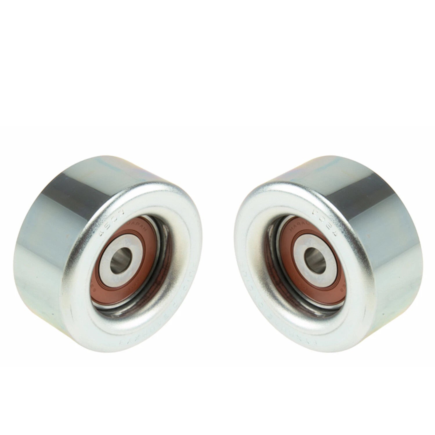 Set of 2 Engine Accessory Drive Belt Idler Pulleys for Lexus Toyota