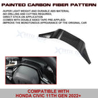 Carbon Fiber Pattern Driver Side Panel Cover for Honda Civic (2022-2025)