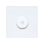 86x86mm White Fan Dimmer Switch for Ceiling Exhaust Fan