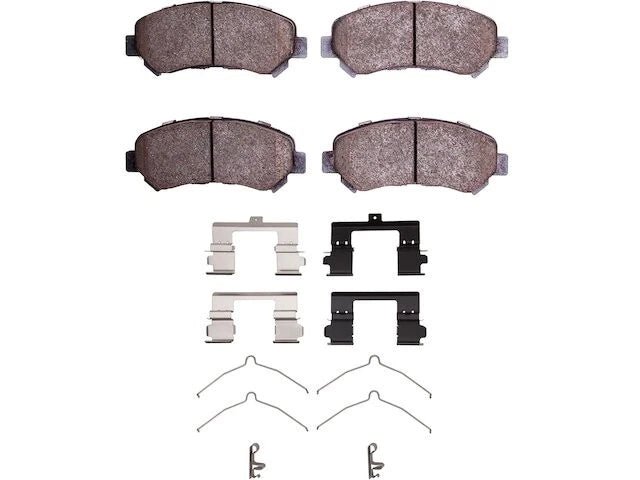 Front Brake Pad Set for Suzuki Kizashi (2010–2013) BX621VX