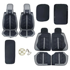 Set of 2 PU Leather Waterproof Seat Covers for Ford F-150