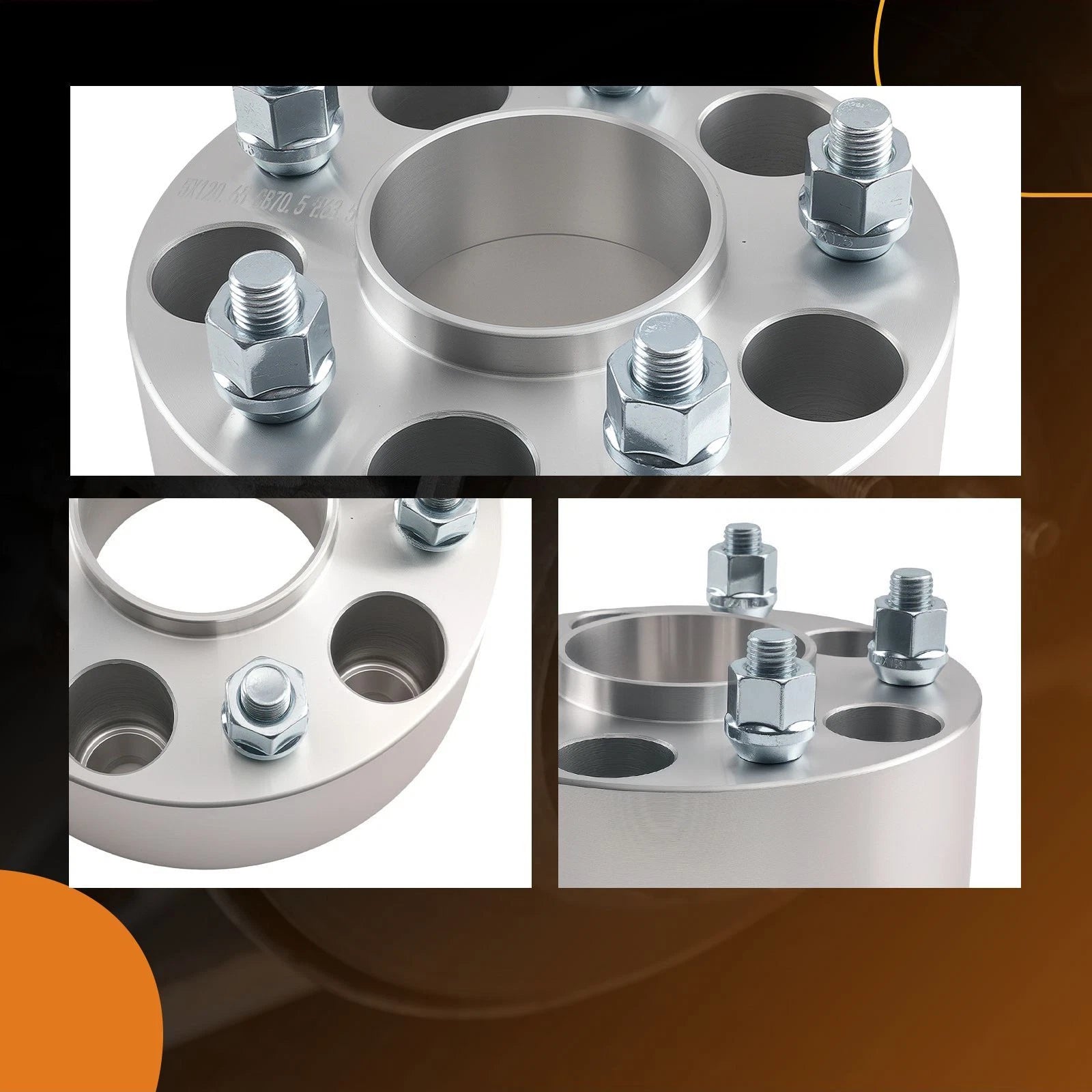 Set of 4 Wheel Spacers for Chevrolet Corvette Camaro S10 (1982–2019) M12x1.5