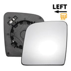 Left Upper Side Mirror Glass w/ Back Convex Heated for Ford Transit 