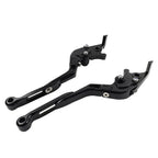 CNC Extendable Brake Clutch Levers for BMW G310R G310GS (2017-2021) Black