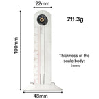 Tire Tread Depth Gauge for Universal Use (Forged Stainless Steel)
