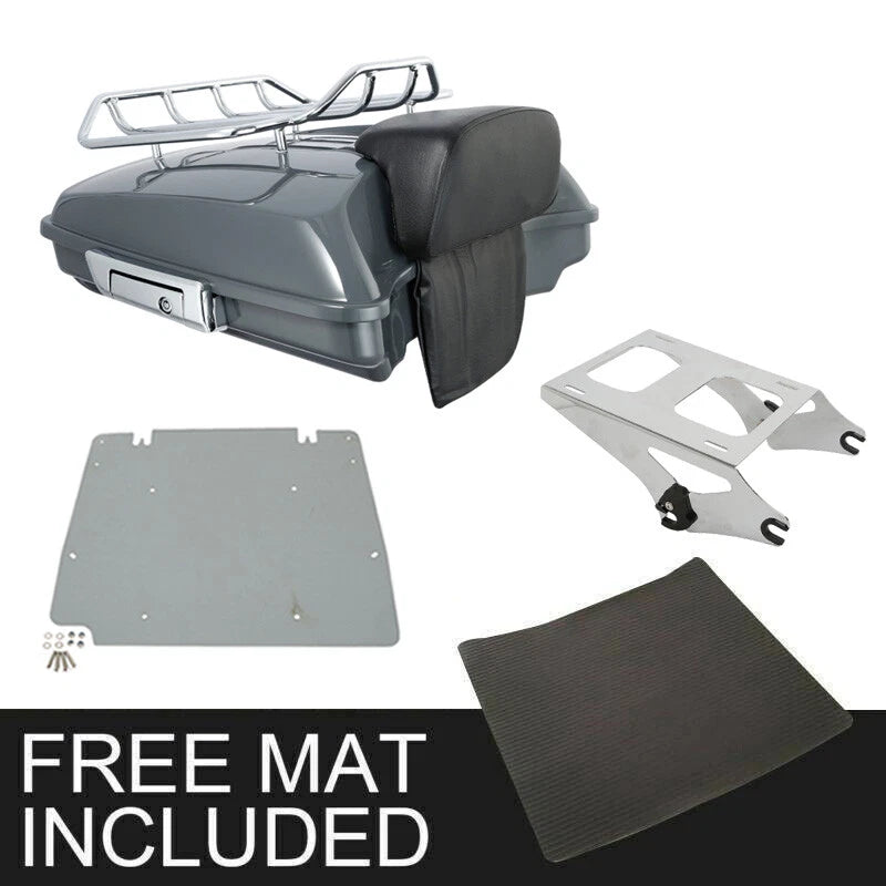 Razor Trunk Backrest Plate for Harley Touring Road Street Glide (2014–2026)