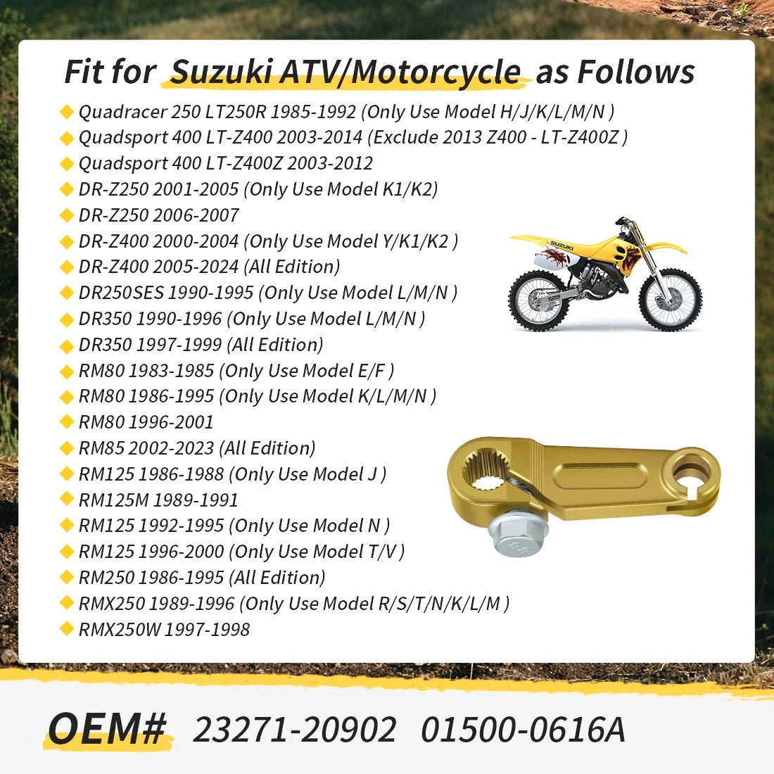 Clutch Release Arm for Suzuki DRZ400 LTZ400 DR350 RM80 RM85 RM125 RM250