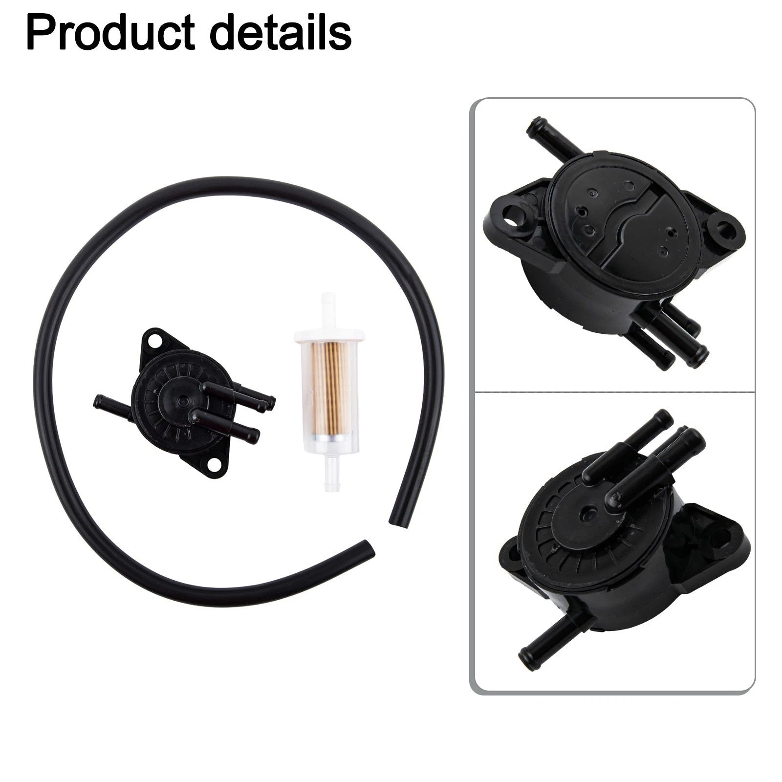 Fuel Pump Kit for Honda GX630 GX690 (Includes 1 Pump, 1 Pipe, 1 Filter)