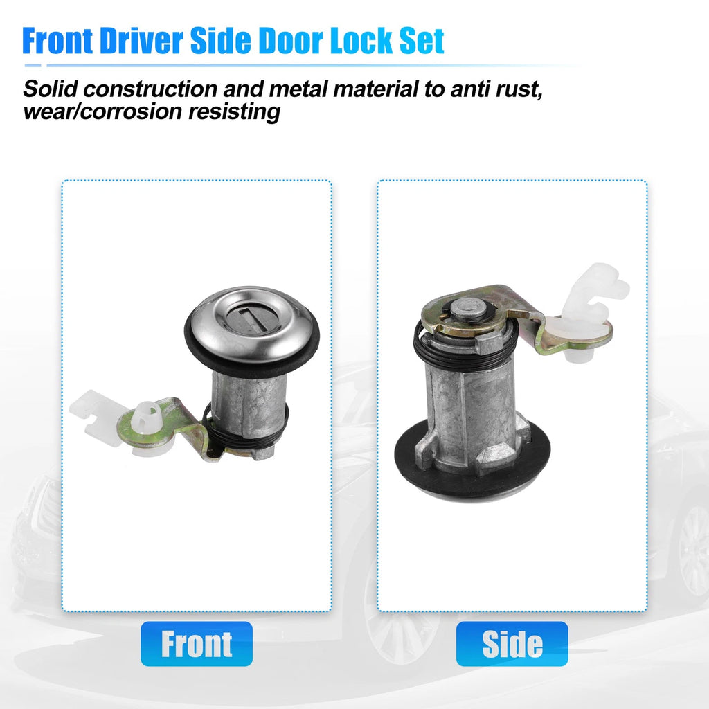 Set of 1 Door Lock Cylinder with Keys for Nissan Pickup D21 (1984–1998) 80600-01G25