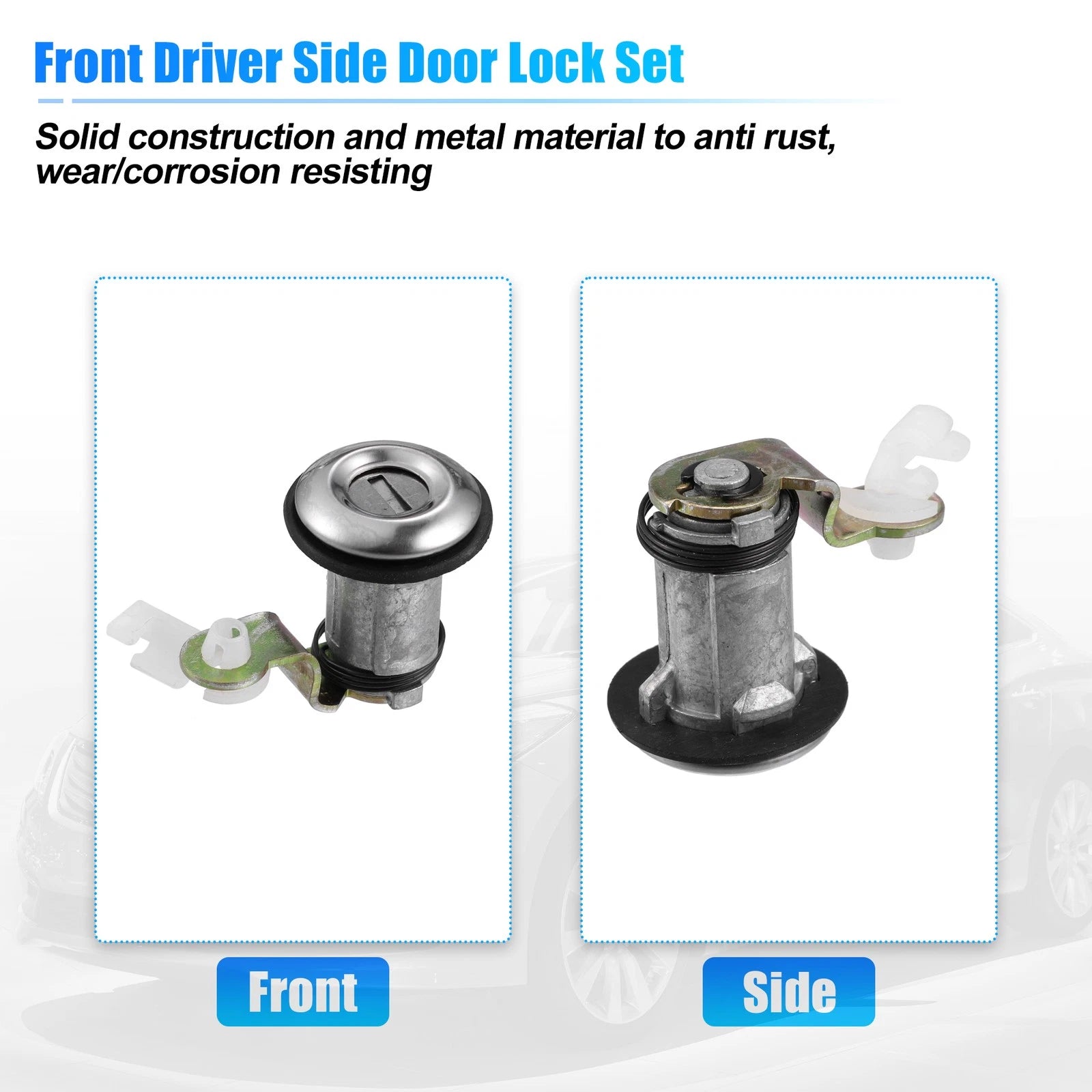 Set of 1 Door Lock Cylinder with Keys for Nissan Pickup D21 (1984–1998) 80600-01G25