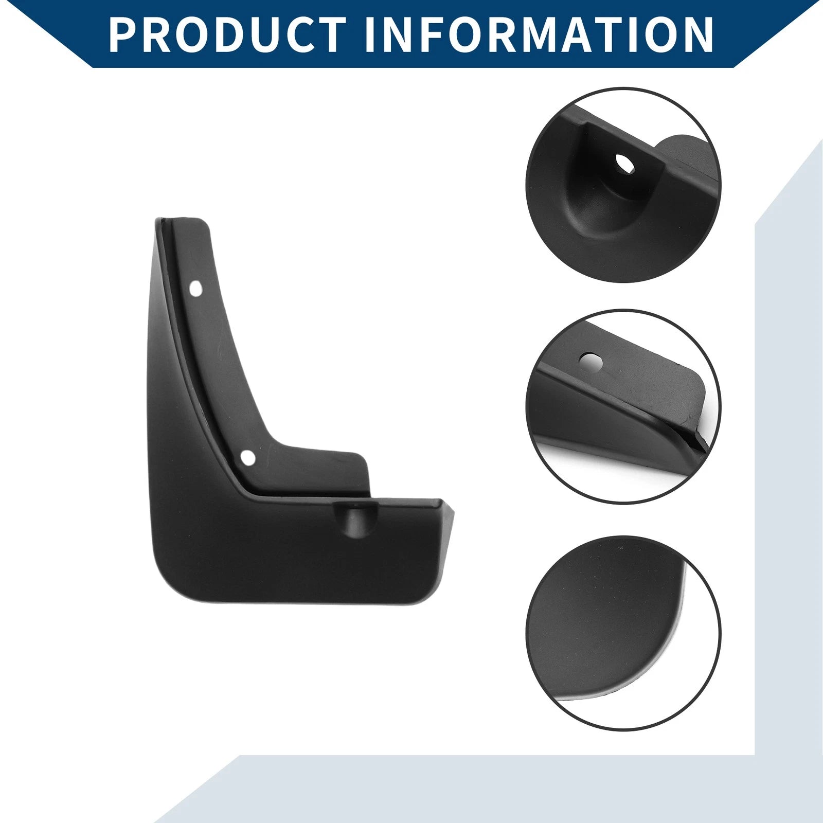 Set of 2 Mud Flaps Splash Guards for Hyundai Lafesta (2018–2020)