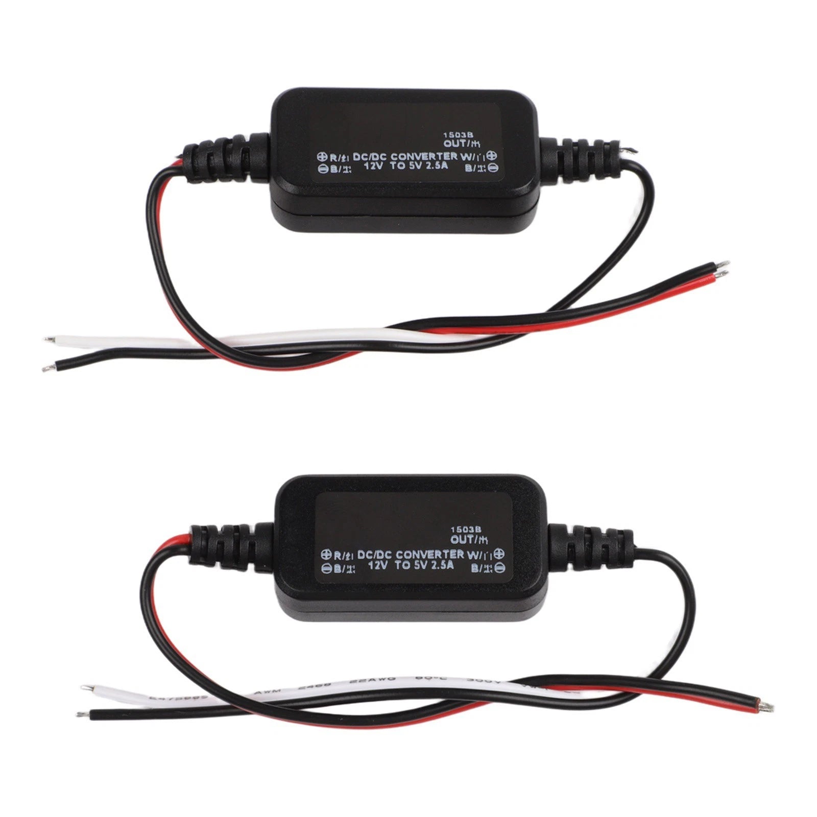 DC Voltage Converter 12V to 5V 2.5A for Electric Vehicles (2010–2023)