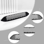 Front Upper Center Bumper Grille with Chrome Trim for Ford Focus (2015-2018)