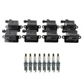 NGK Ignition Coil & 8 Iridium Spark Plugs Kit for Sierra 1500 2500 Tahoe Yukon (2007–2014)