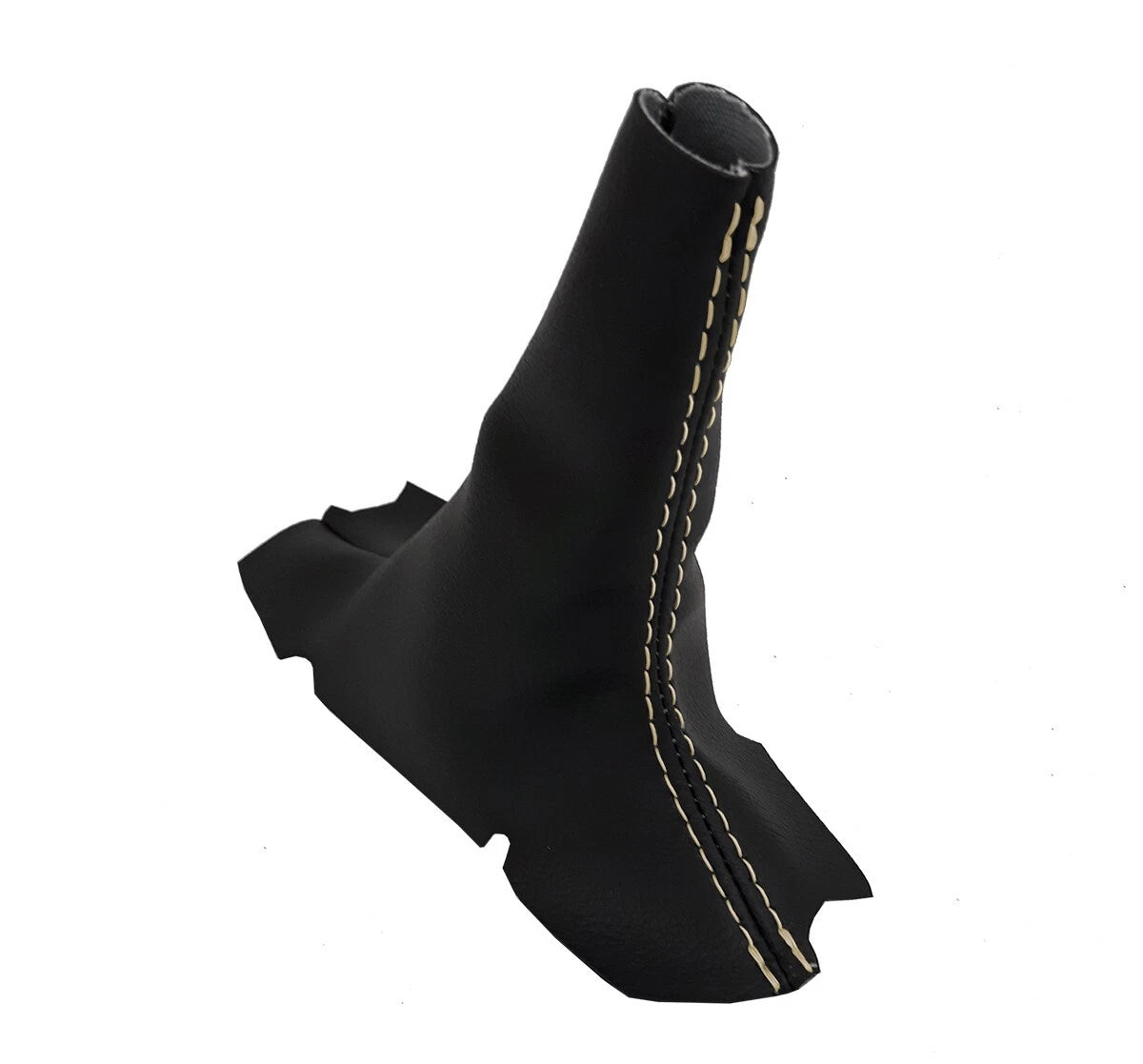 Leather Automatic Shift Boot for Chevrolet Colorado (2015–2022) Beige Stitch