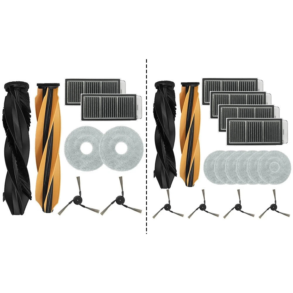 Main Brush 2X Side Brushes 2X Filters 2X Mop Cloths for Dreame Matrix 10 Ultra