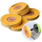 Polishing Wheel Set of 4 Round Ceramic Cotton Cloth Grinding