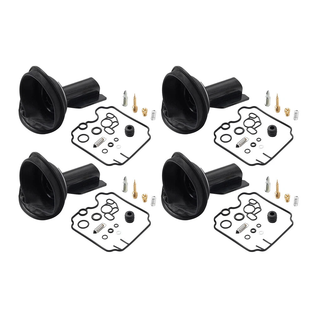 Set of 4 Carburetor Repair Kits for Yamaha FZR1000 EXUP (1989–1995)