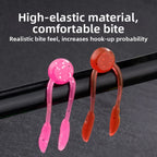 20PCS TPE Soft Floating Worm Lures for Bass Trout Fishing
