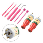 2X Wood Spool Knitting Tool for Children's Crafts