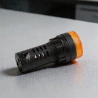 Yellow Sound Light Alarm Buzzer 22MM for AC DC 220V