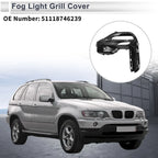 1 Pc Fog Light Grill for BMW X5 (2019–2022) No. 51118746239 Black