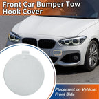 1 Pcs Front Bumper Tow Hook Cover for BMW 1 Series Ice Silver