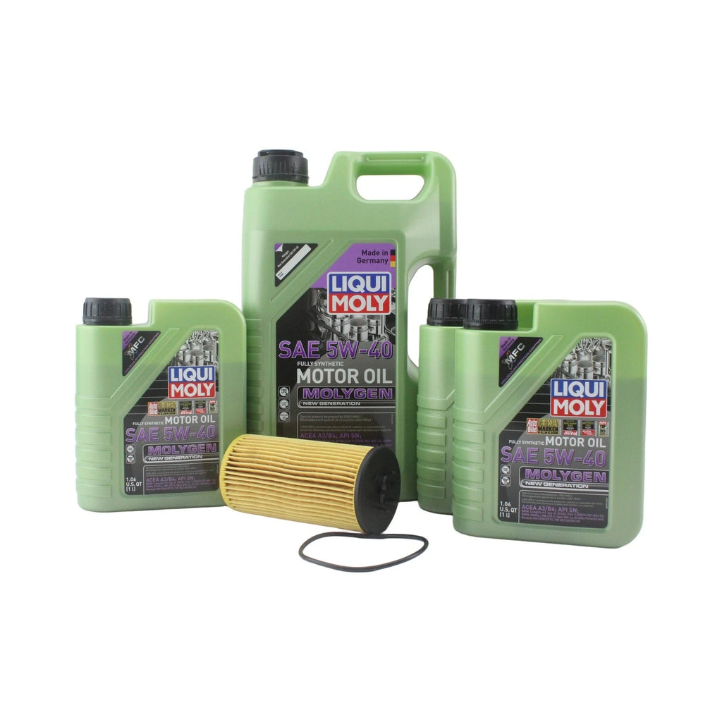 Oil Change Kit 5W-40 for Audi A8 Quattro 4.2L (2000–2002) - 8L Liqui Moly Molygen