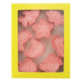 Set of 8 Marine Animal Cookie Cutters for Baking