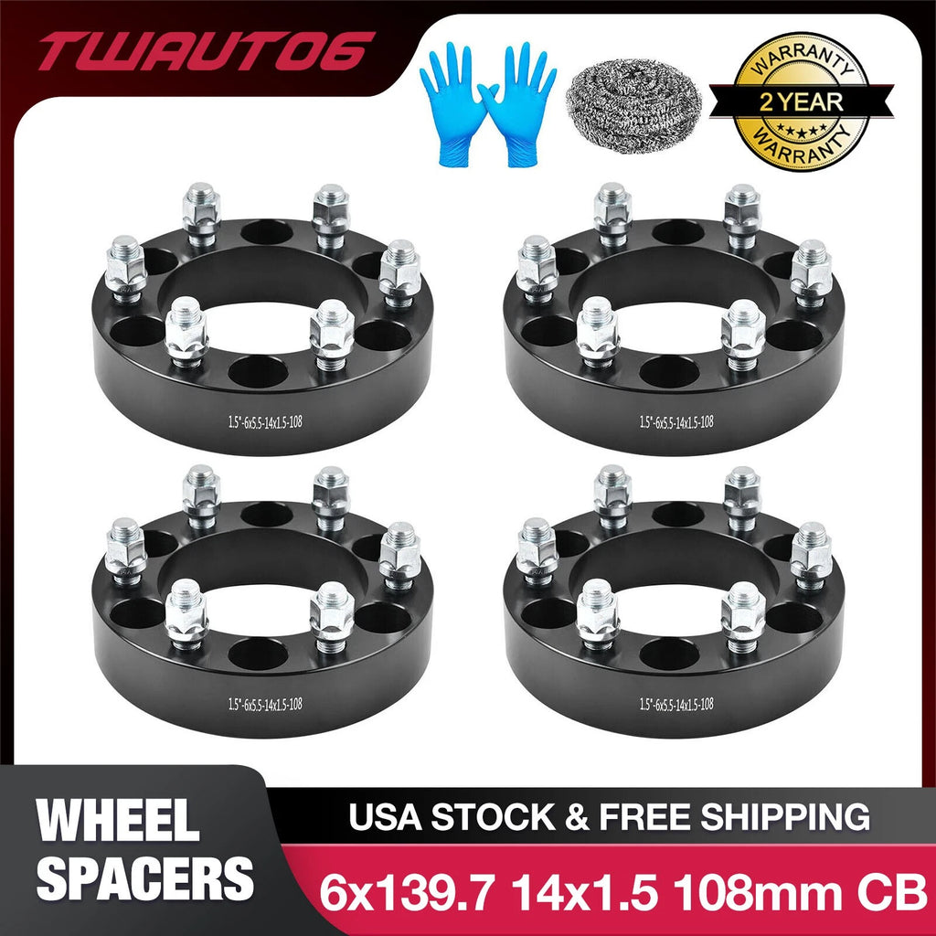 Wheel Spacers for Chevy Silverado GMC Sierra Yukon (2014–2019)