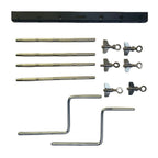 Plastic Cowbell Bracket Stand with Assembly Tool for