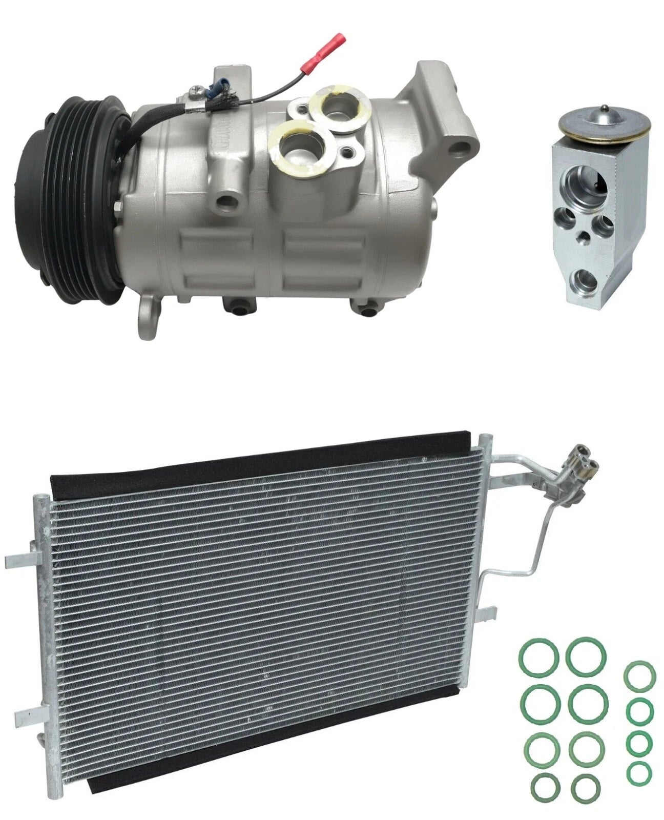 AC Compressor Kit with Condenser for Mazda 3 Sport 2.0L (2011–2011)