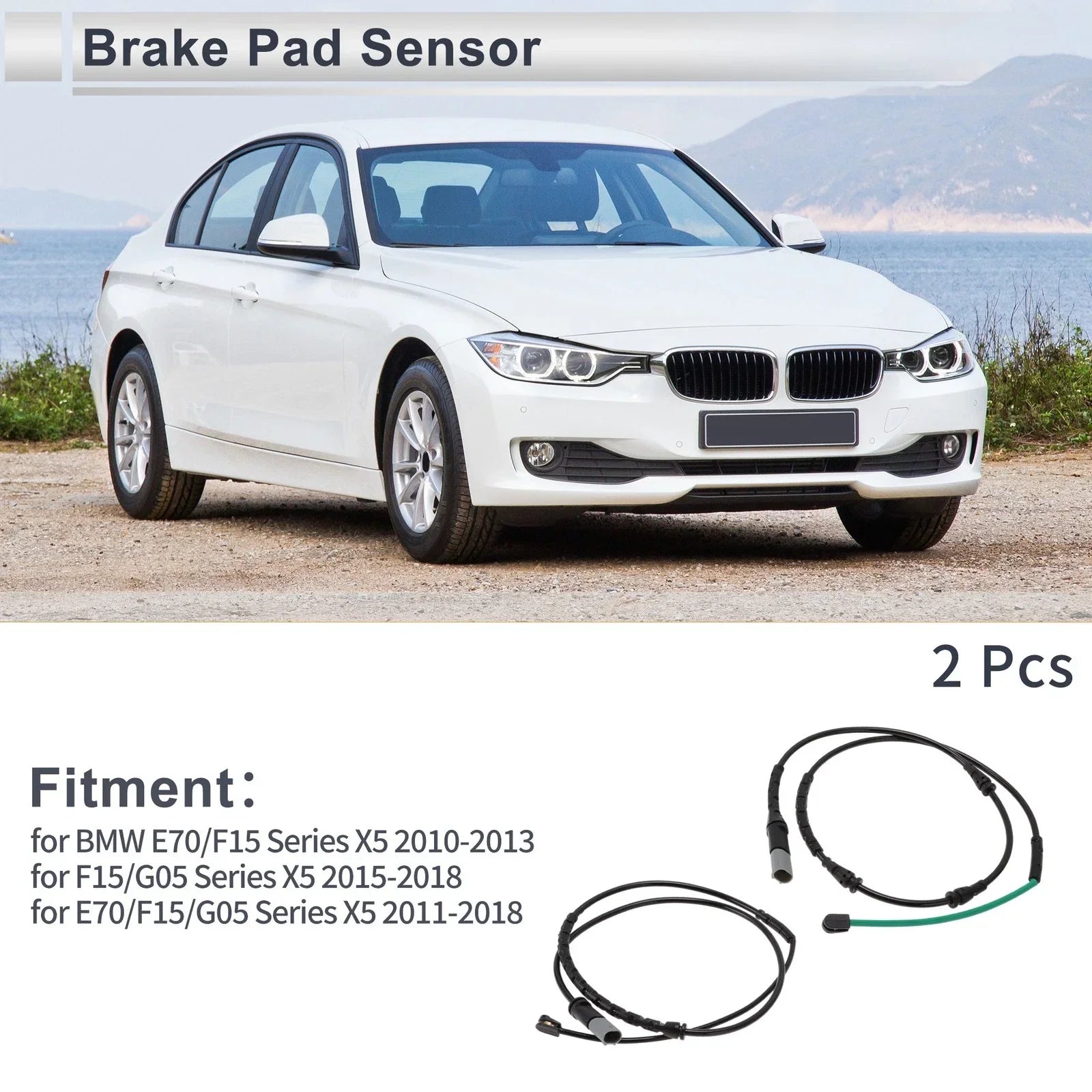Brake Pad Wear Sensor Front/Rear for BMW E70/F15 X5