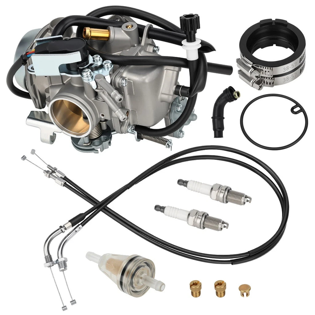 Carburetor Assembly for Honda VTX1300C (2004–2009) w/ Intake Boot & Throttle Cable
