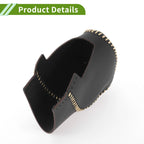 Gear Shift Knob Cover for Honda Civic (2022–2024) Black Beige Faux Leather
