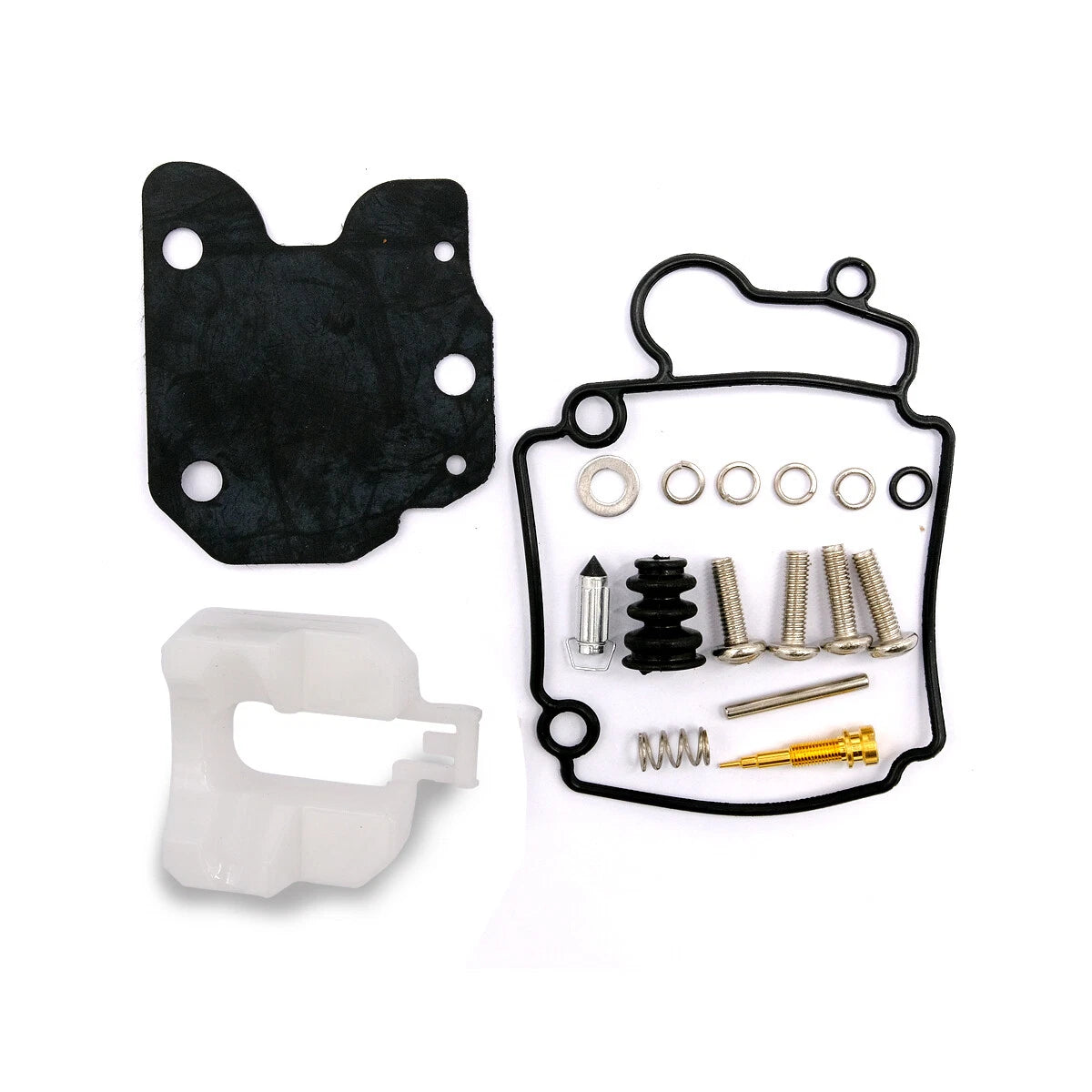 Carburetor Repair Kit w/Float for Yamaha Outboard 25 HP (2001–2005) 65W-W0093-00