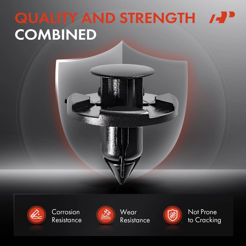 20Pcs 8mm Nylon Bumper Trim Panel Retainers for Nissan Infiniti